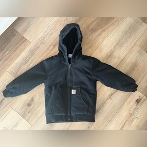 Boys Carhartt Kids Black Hooded Jacket